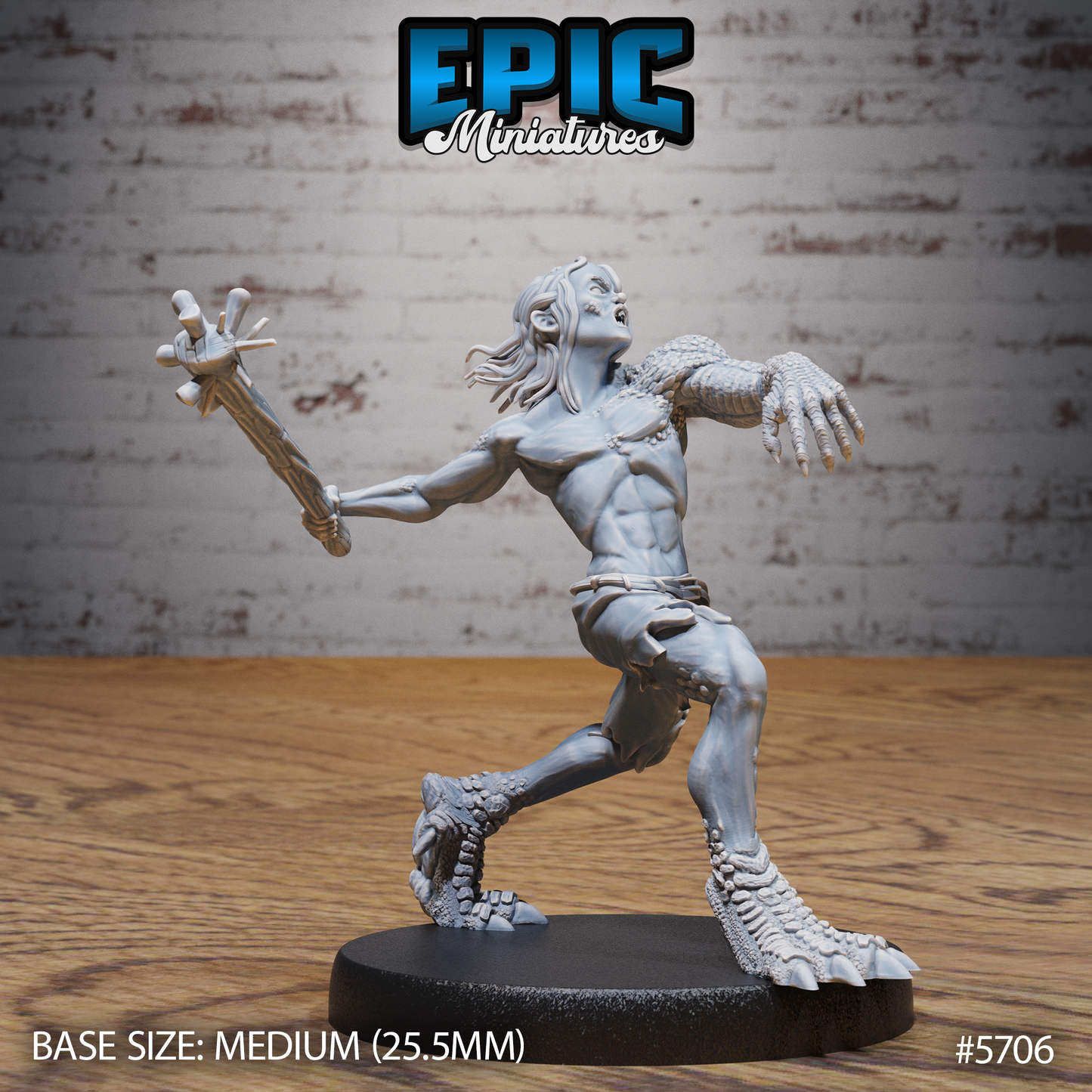 3D Resin Miniature Dragonflesh - D&D Epic Miniatures
