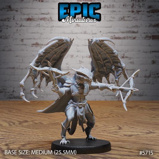 3D Resin Miniature Draconian Rogue - D&D Epic Miniatures