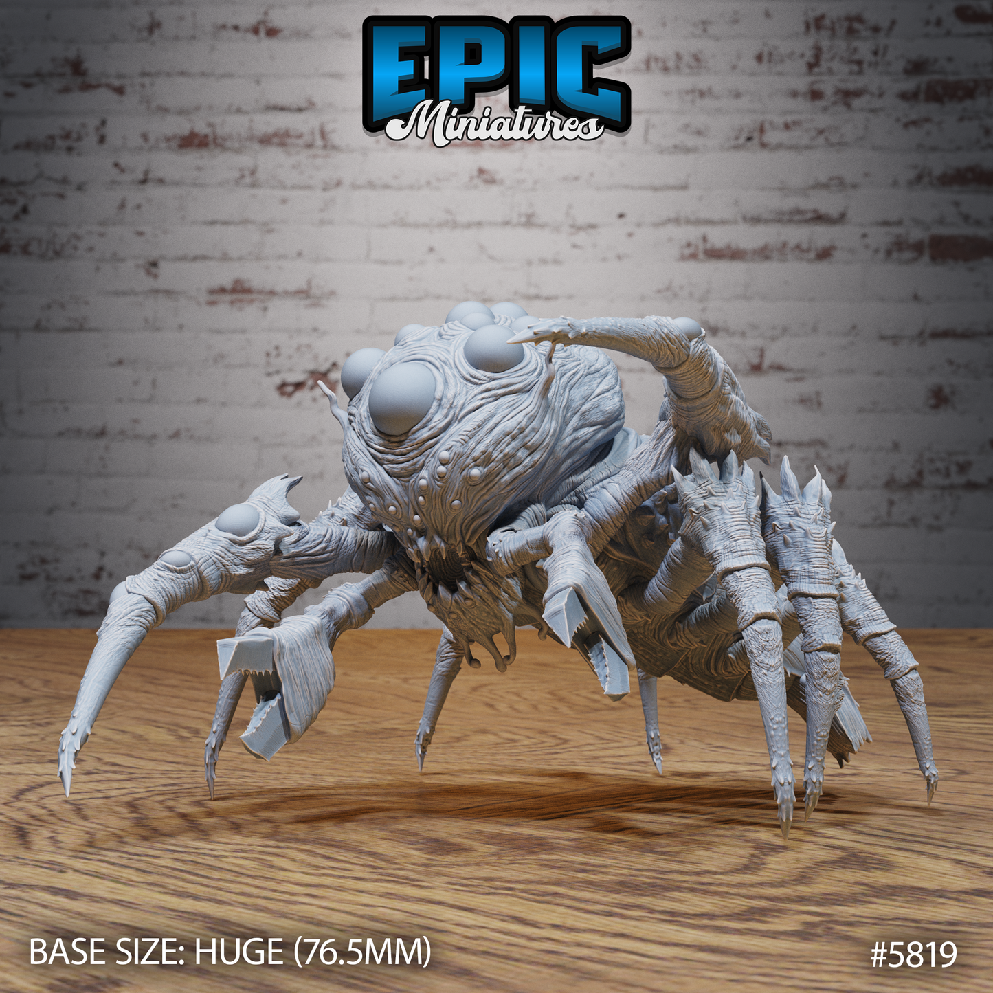 3D Resin Miniature Brain Collector - D&D Epic Miniatures
