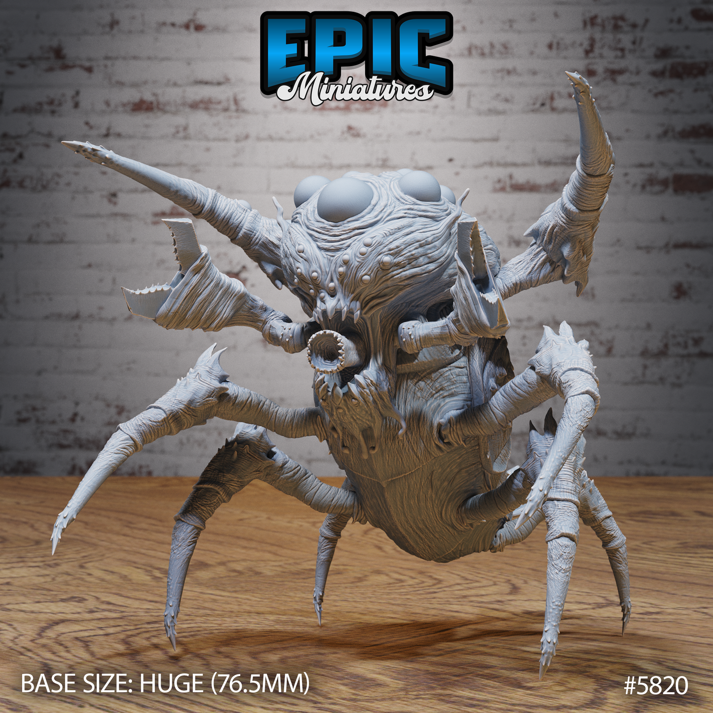 3D Resin Miniature Brain Collector - D&D Epic Miniatures