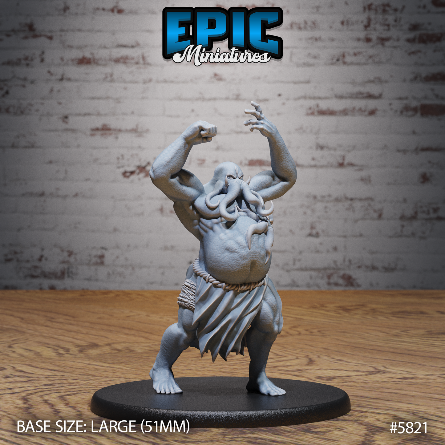 3D Resin Miniature Mind Colloss - D&D Epic Miniatures