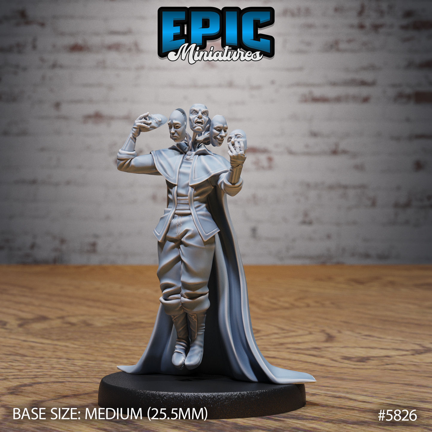 3D Resin Miniature Emotion Master - D&D Epic Miniatures