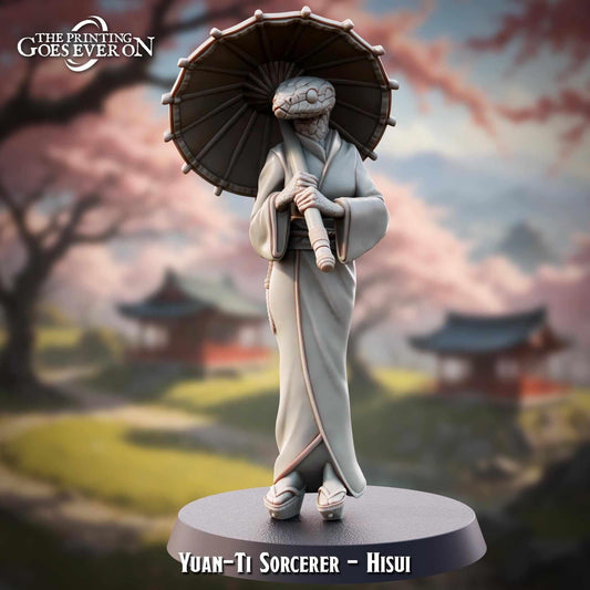 Yuan Ti Sorcerer Hisui - Slayer Masquerade - The Printing Goes Ever On