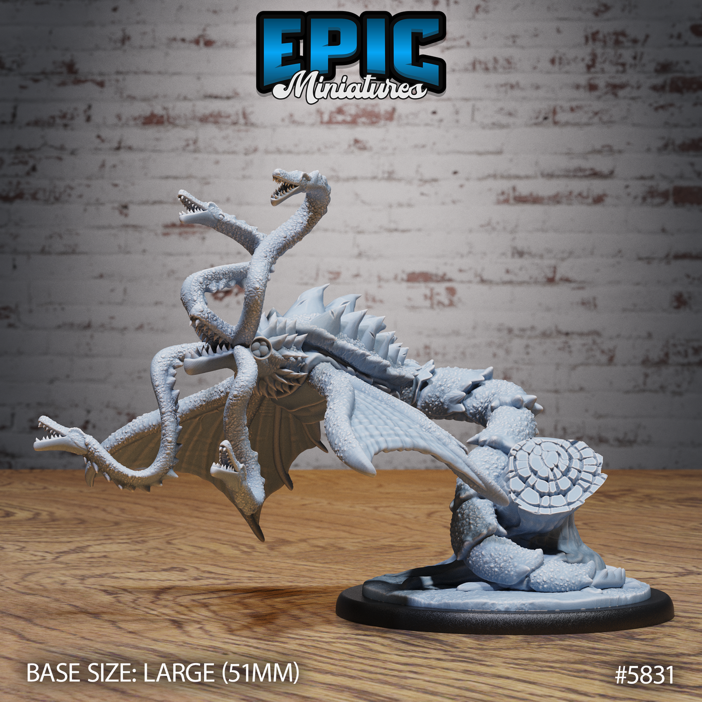 3D Resin Miniature Ancient Flayer - D&D Epic Miniatures
