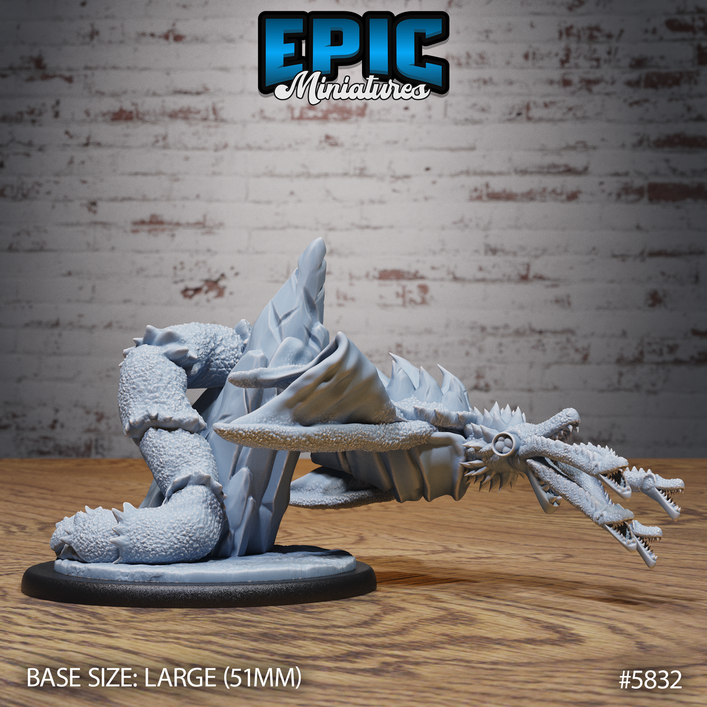 3D Resin Miniature Ancient Flayer - D&D Epic Miniatures