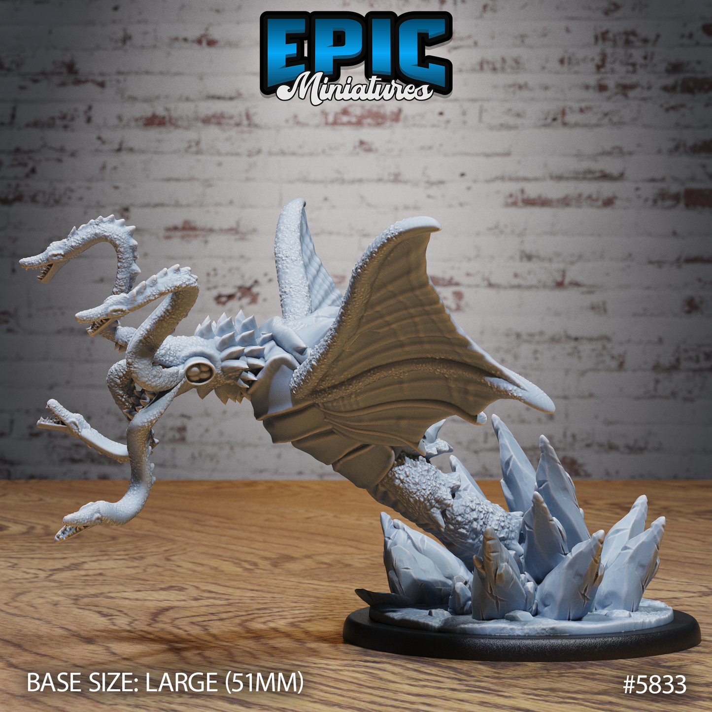 3D Resin Miniature Ancient Flayer - D&D Epic Miniatures