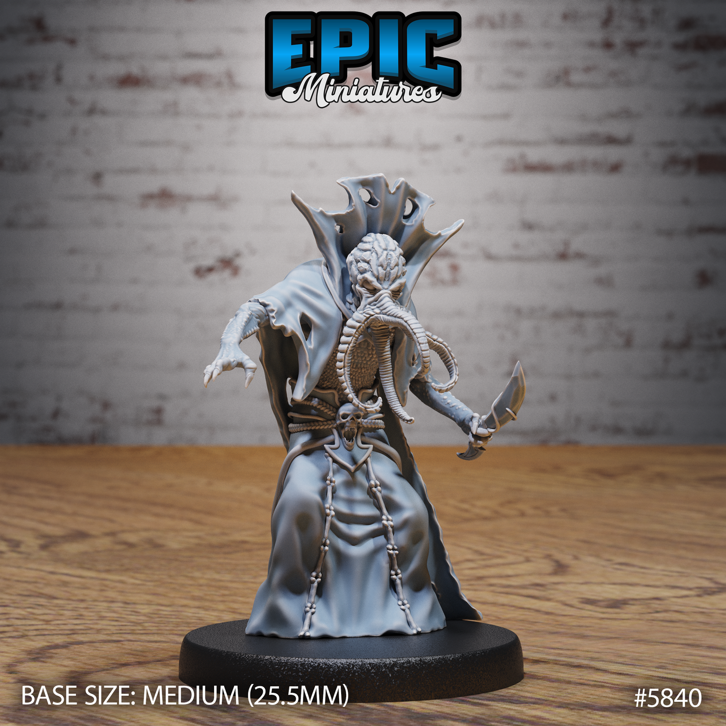 3D Resin Miniature Mind Eater - D&D Epic Miniatures