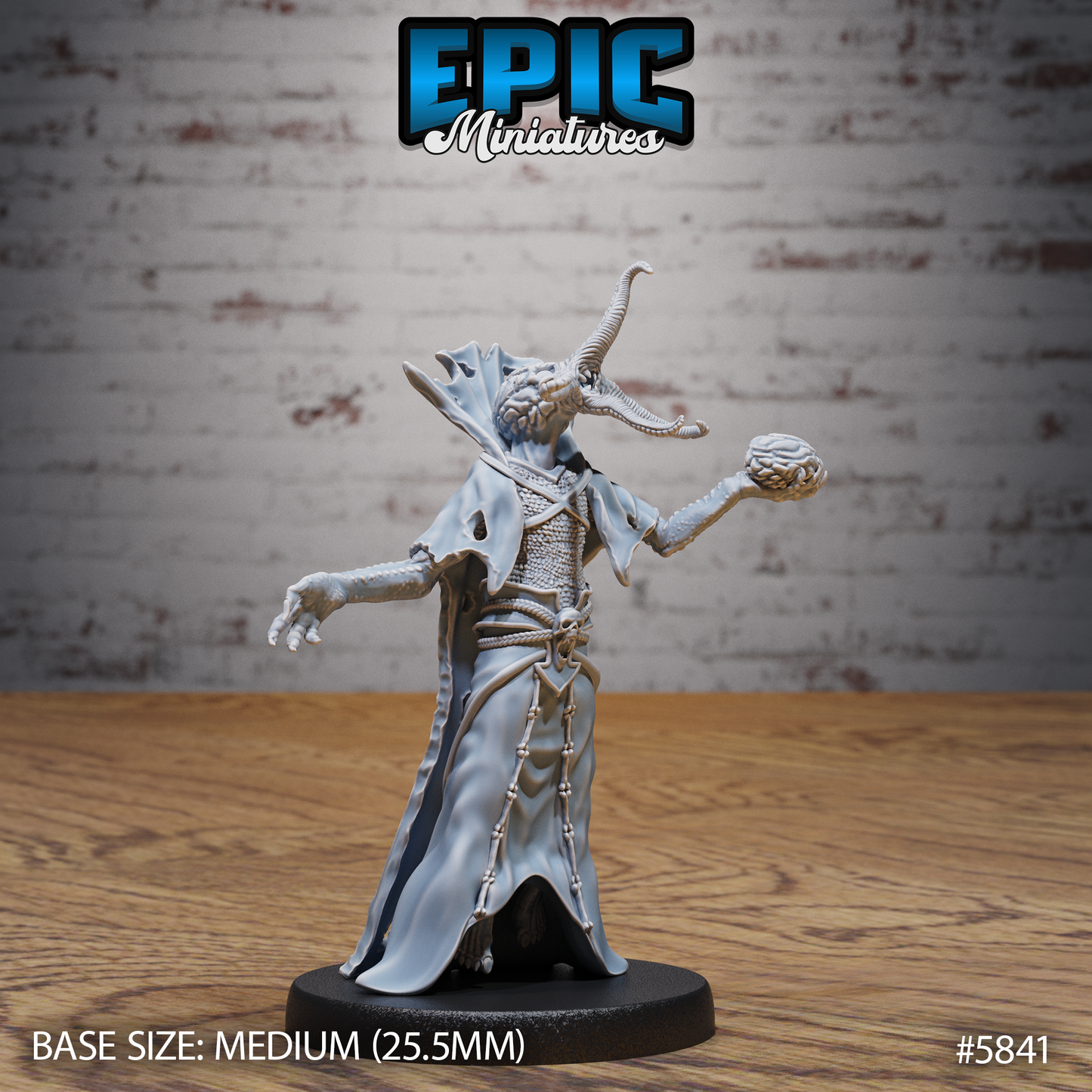 3D Resin Miniature Mind Eater - D&D Epic Miniatures