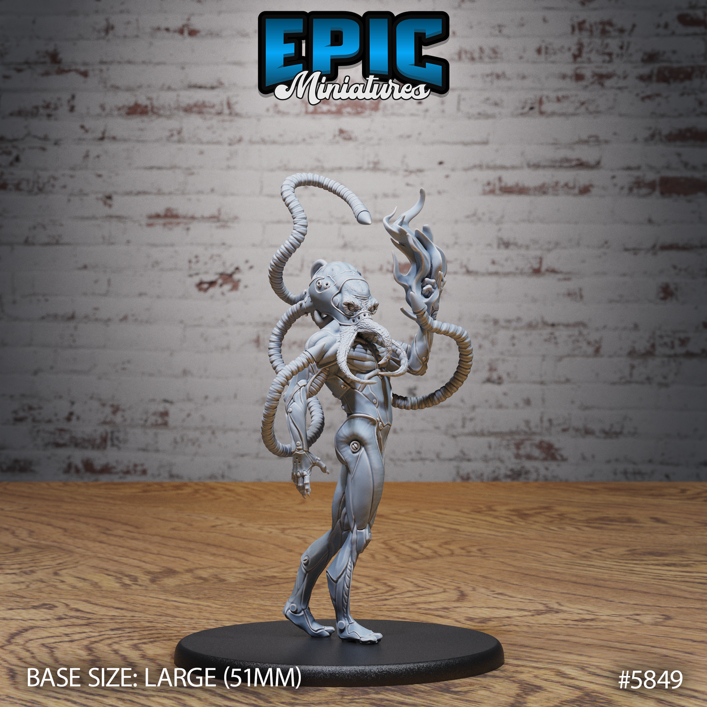 3D Resin Miniature Psi Lord - D&D Epic Miniatures