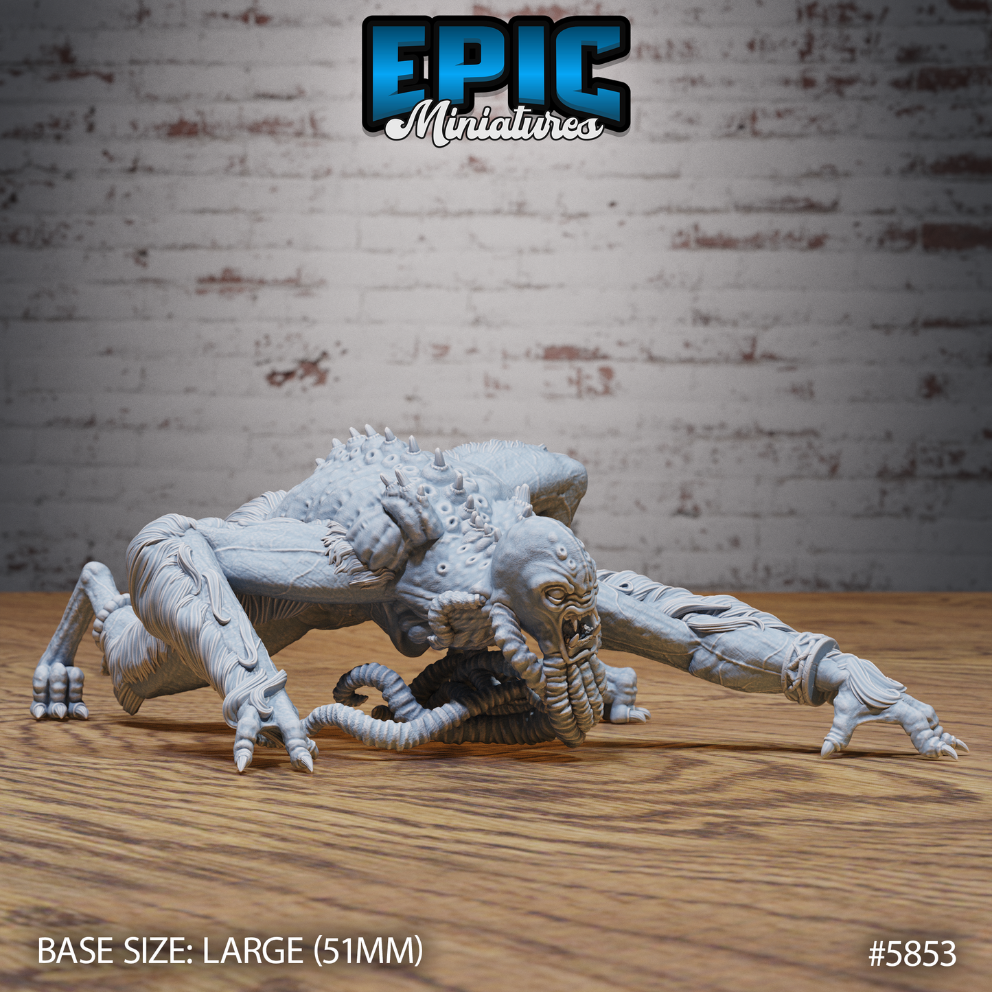 3D Resin Miniature Adominable Mind - D&D Epic Miniatures