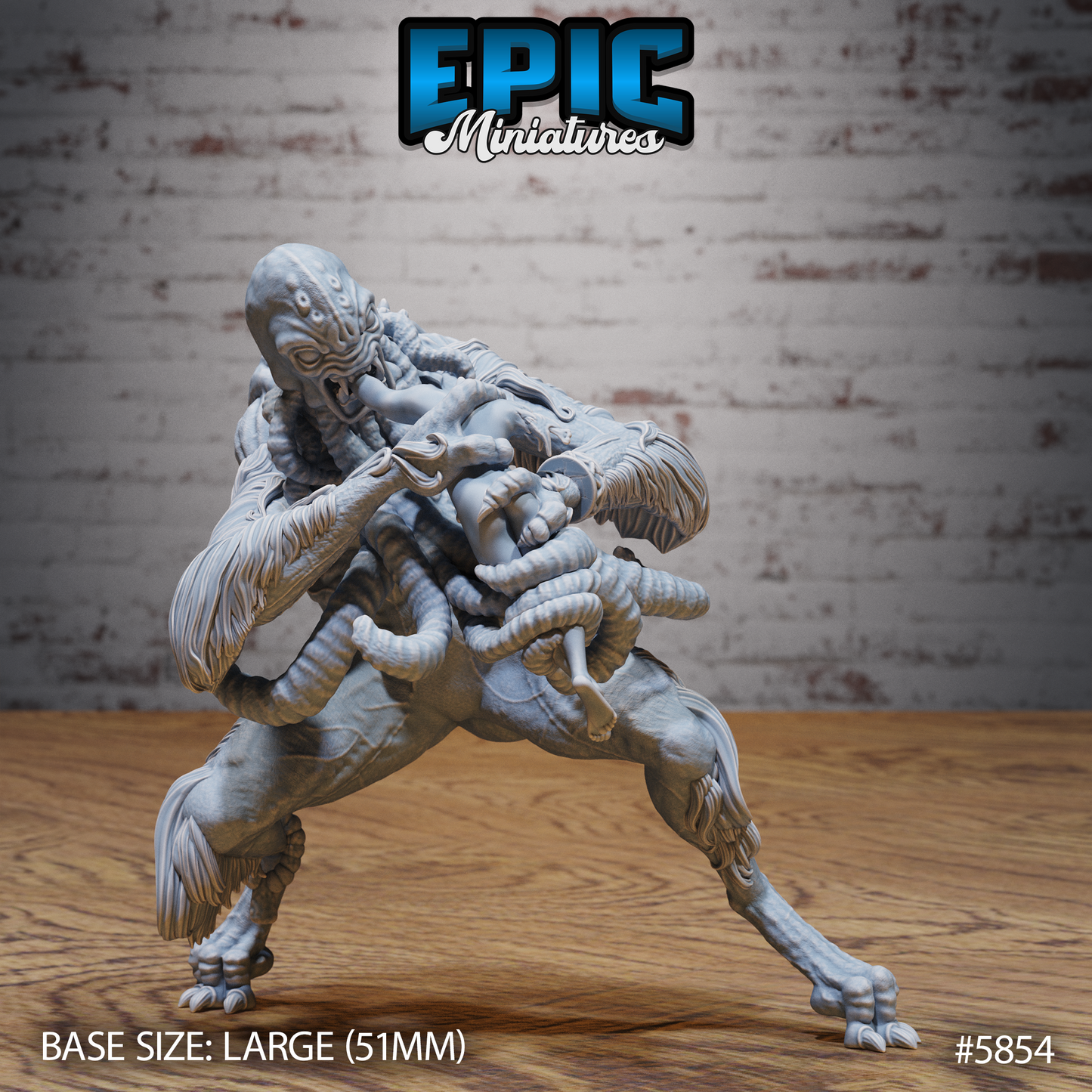 3D Resin Miniature Adominable Mind - D&D Epic Miniatures