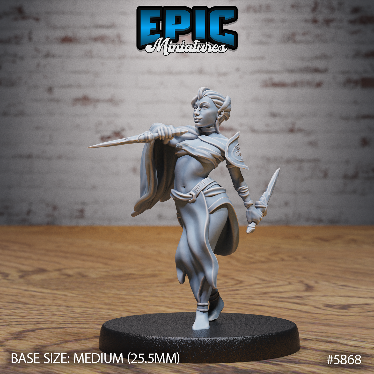 3D Resin Miniature Aztec Tribe set 2 - D&D Epic Miniatures
