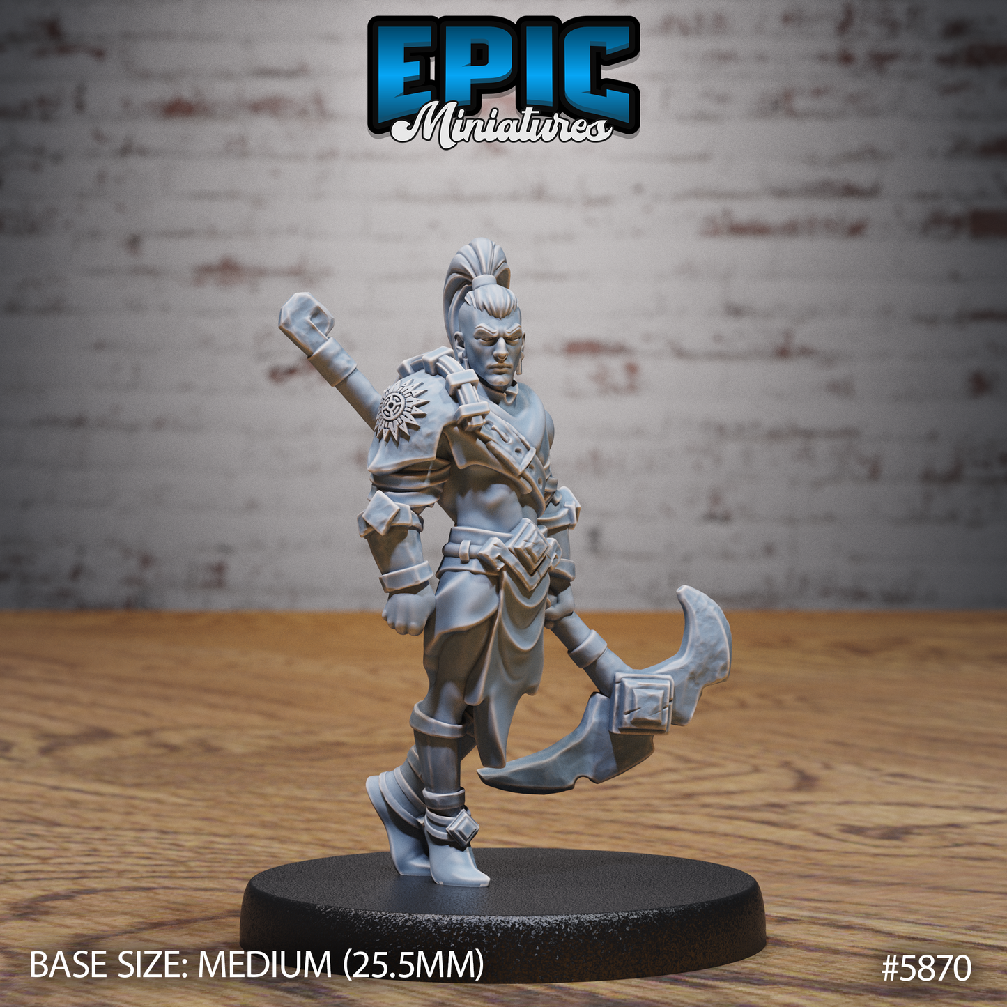 3D Resin Miniature Aztec Tribe set 3 - D&D Epic Miniatures