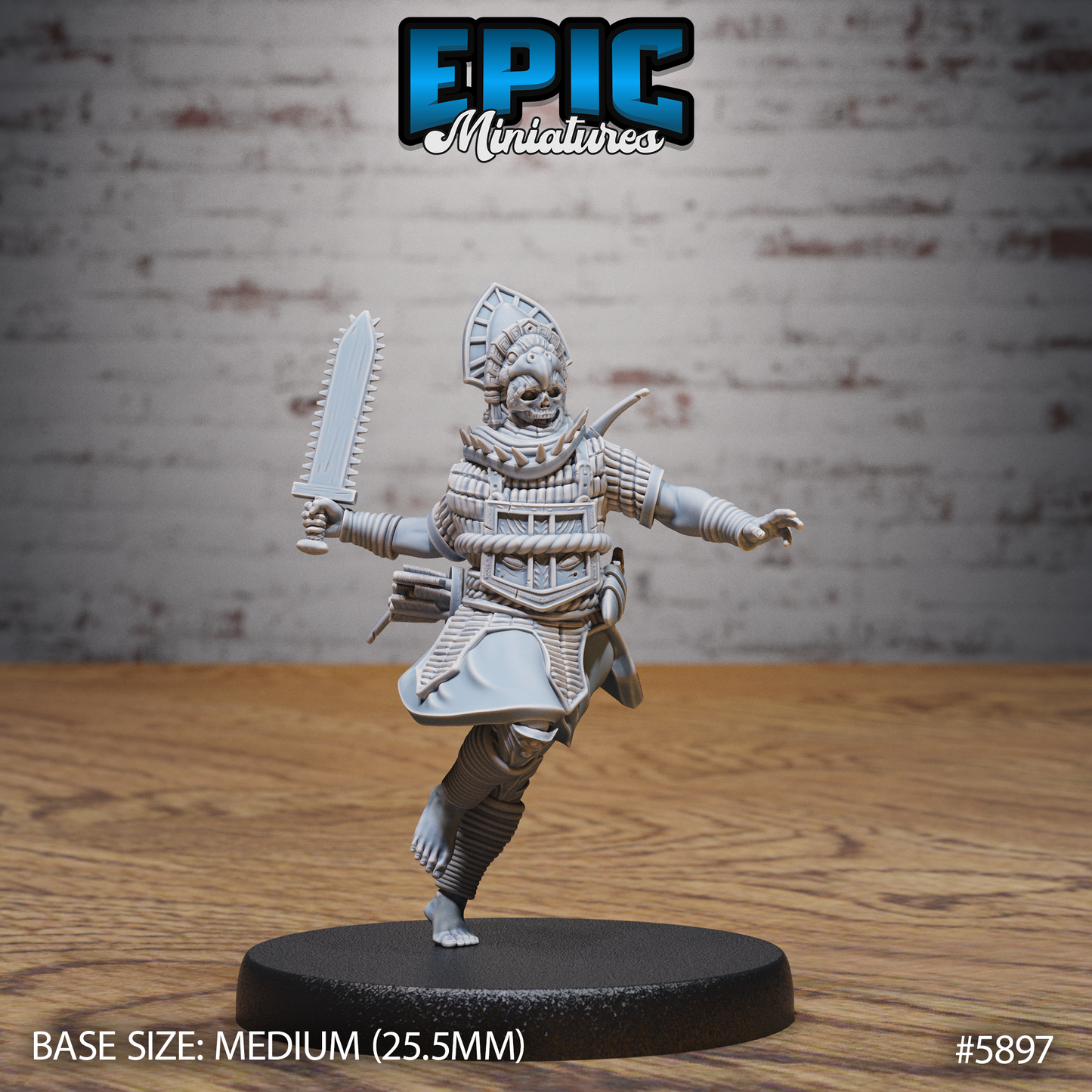 Jungle Warrior v2 – Epic Miniatures Fantasy Resin FigureJungle Warrior Miniature – D&D Resin FigureDiscover the Jungle Warrior miniature – perfect for D&D, TTRPGs, and fantasy tabletop games. Printed in high-detail resin, ready to paint or display.