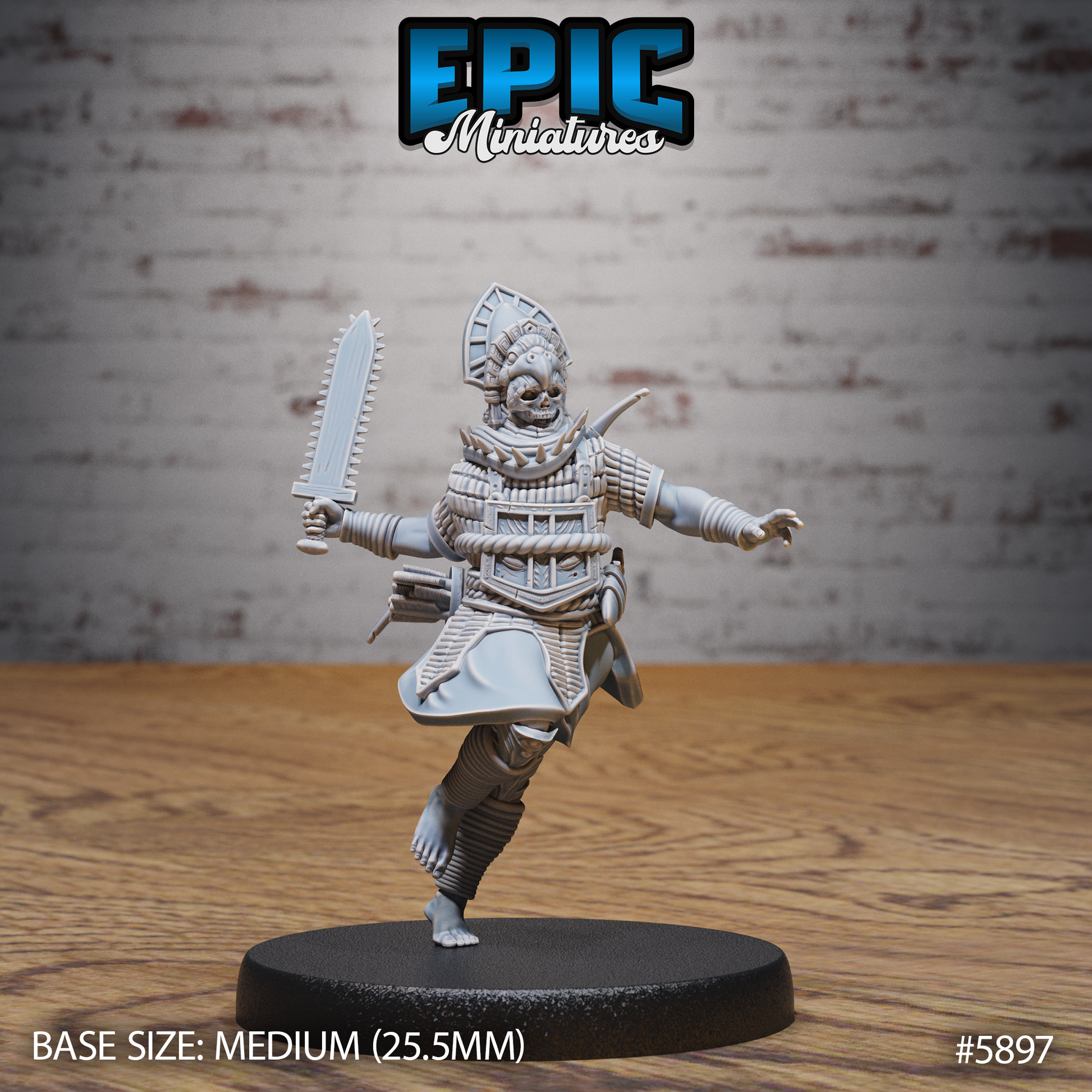 Jungle Warrior v2 – Epic Miniatures Fantasy Resin FigureJungle Warrior Miniature – D&D Resin FigureDiscover the Jungle Warrior miniature – perfect for D&D, TTRPGs, and fantasy tabletop games. Printed in high-detail resin, ready to paint or display.