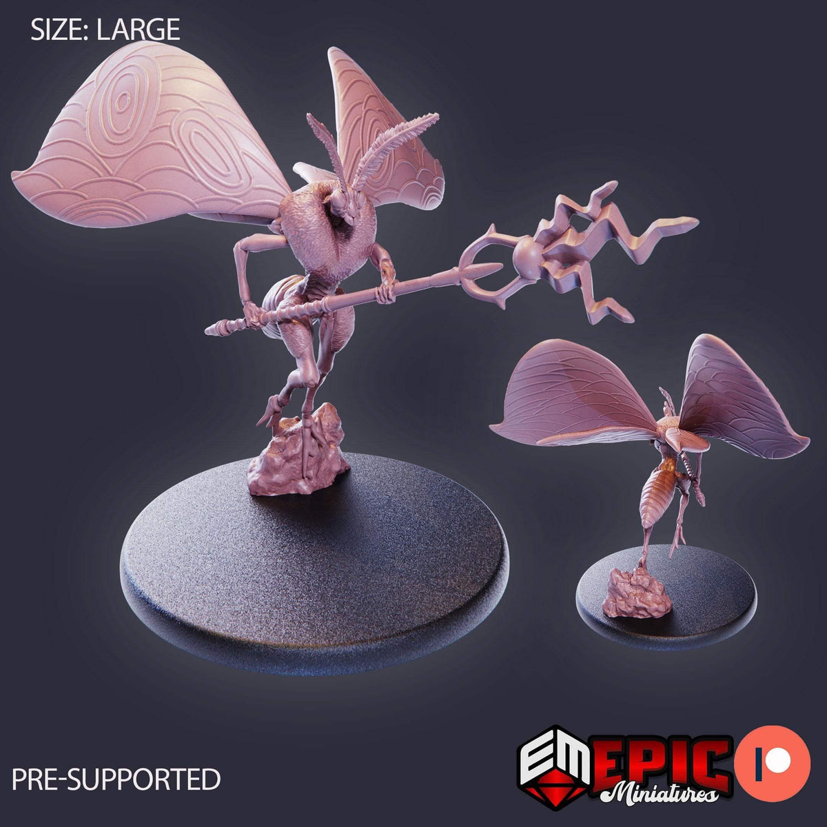 Moth Queen - Epic Miniatures - Dungeons and Dragons