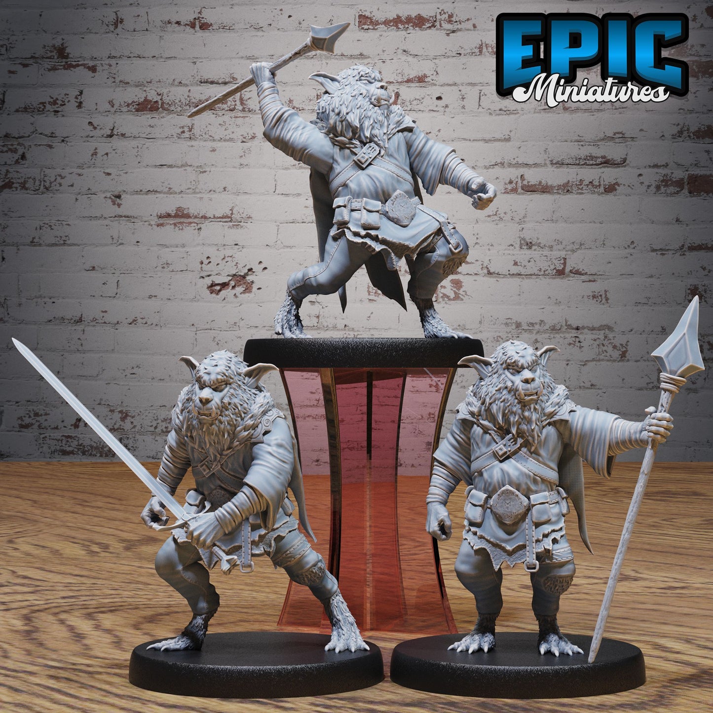 3D Resin Miniature Northern Bugbear - D&D Epic Miniatures