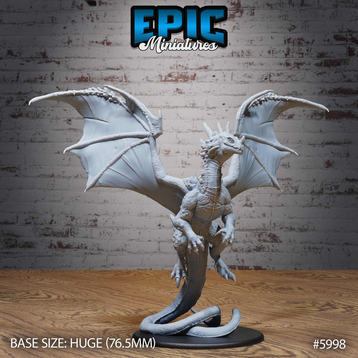 Crystal Dragon Adult/Ancient – Epic  Fantasy Resin FigureCrystal Dragon MiniatureDiscover the Crystal Dragon miniature – perfect for D&D, TTRPGs, and fantasy tabletop games. Printed in high-detail resin, ready to paint or disp