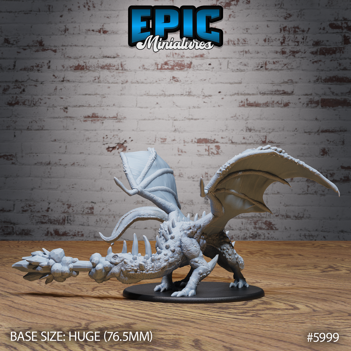 Crystal Dragon Adult/Ancient – Epic  Fantasy Resin FigureCrystal Dragon MiniatureDiscover the Crystal Dragon miniature – perfect for D&D, TTRPGs, and fantasy tabletop games. Printed in high-detail resin, ready to paint or disp