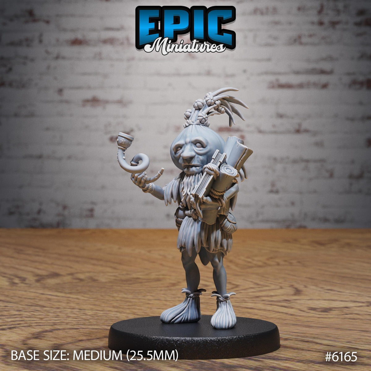 3D Resin Miniature Garlic Druid - D&D Epic Miniatures
