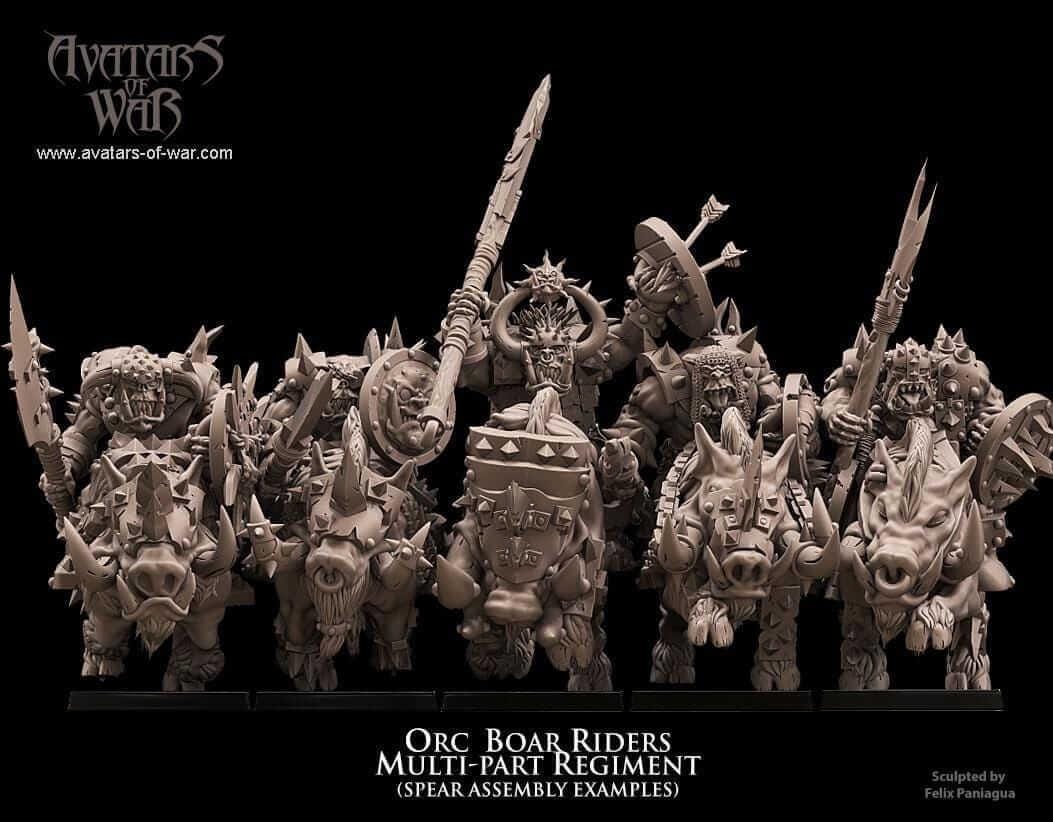 Orc Boar Riders - Avatars of War