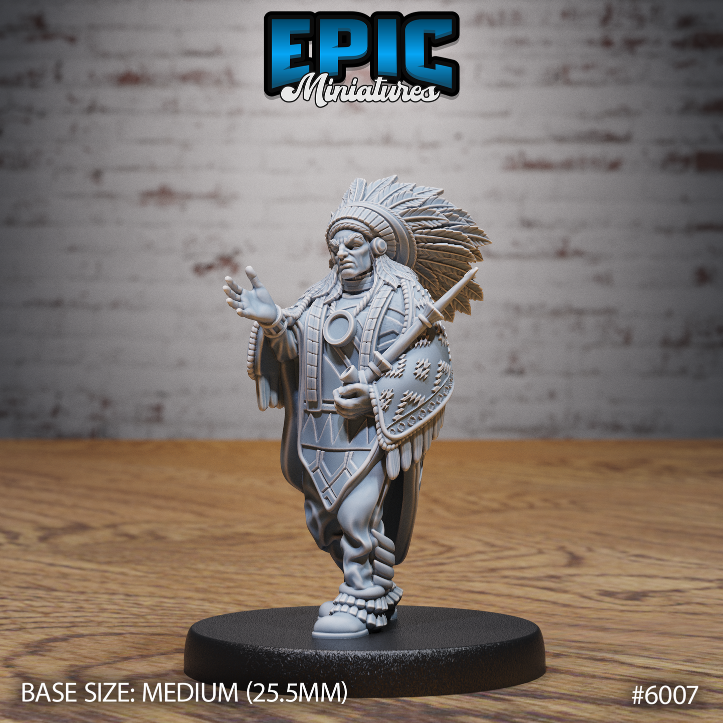 3D Resin Miniature Native Tribe set 1 - D&D Epic Miniatures