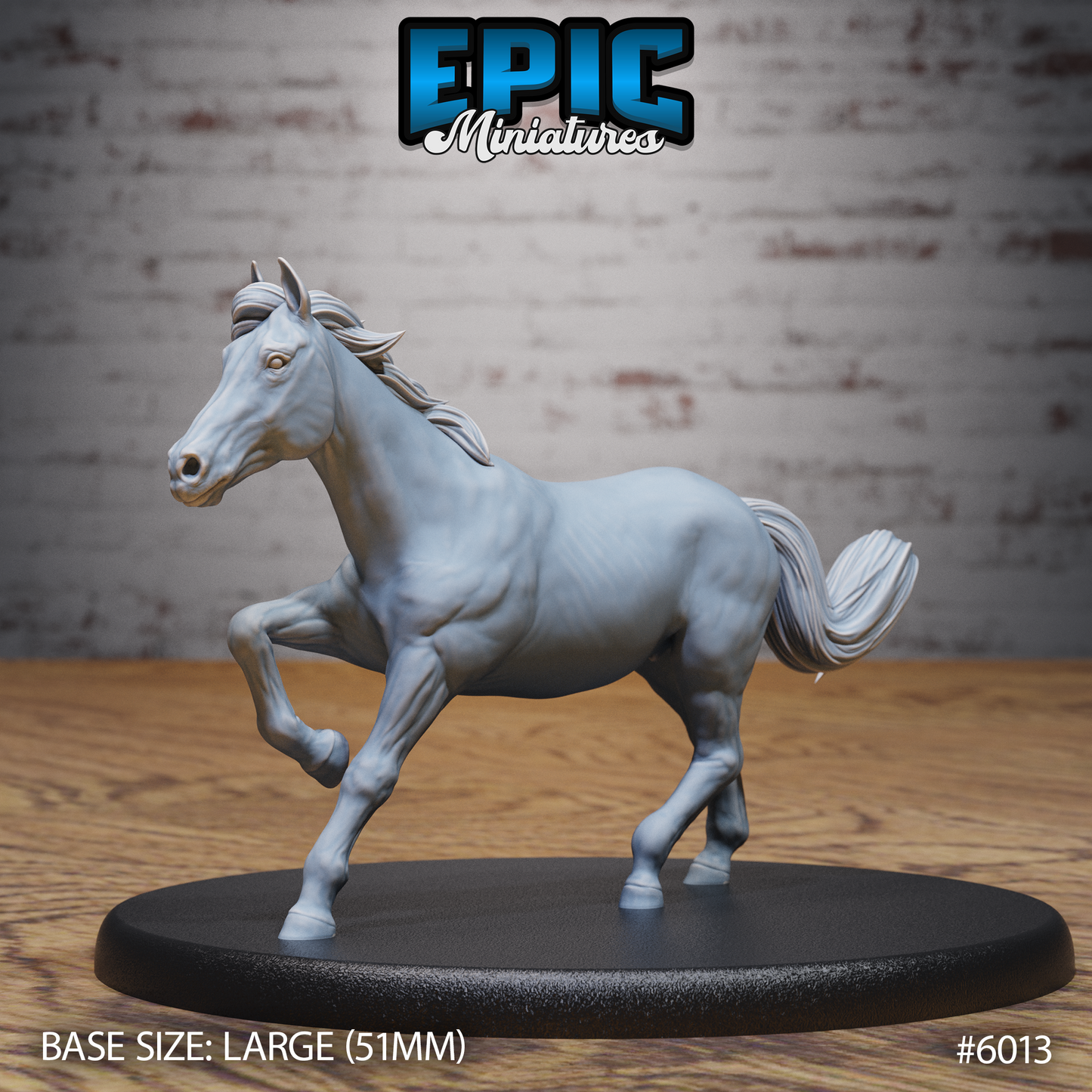 3D Resin Miniature Native Tribe Rider - D&D Epic Miniatures