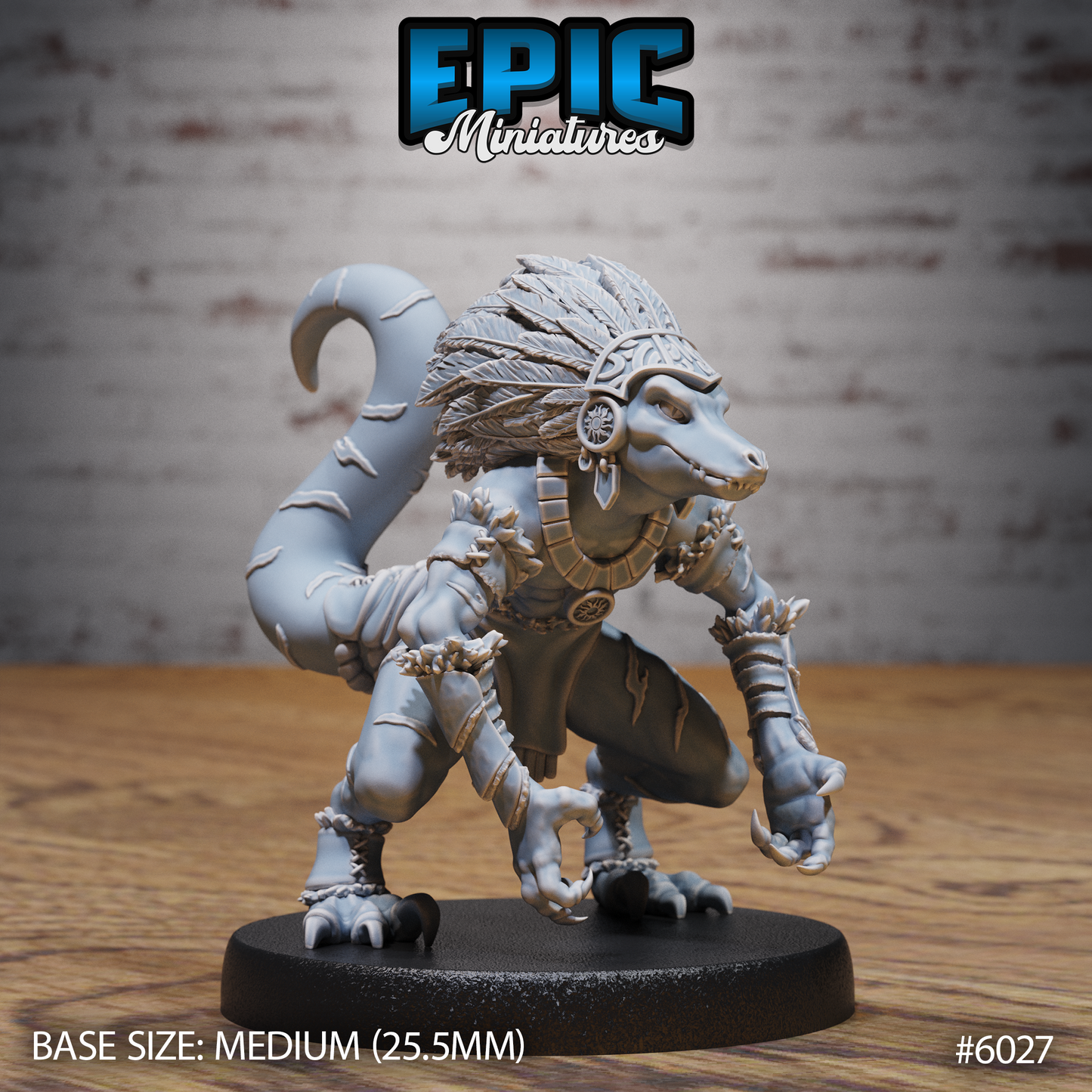 3D Resin Miniature Tribe Kobold Shaman - D&D Epic Miniatures