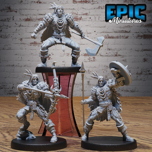 3D Resin Miniature Native Adventurer v1 - D&D Epic Miniatures