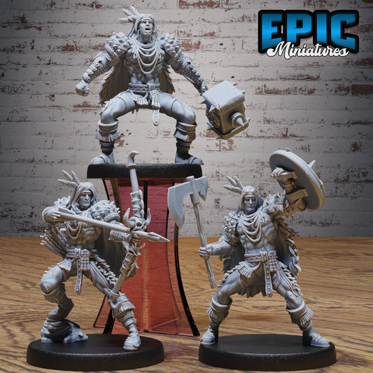 Native Adventurer v2 – Epic  Fantasy Resin FigureNative Adventurer MiniatureDiscover the Native Adventurer miniature – perfect for D&D, TTRPGs, and fantasy tabletop games. Printed in high-detail resin, ready to paint or displa