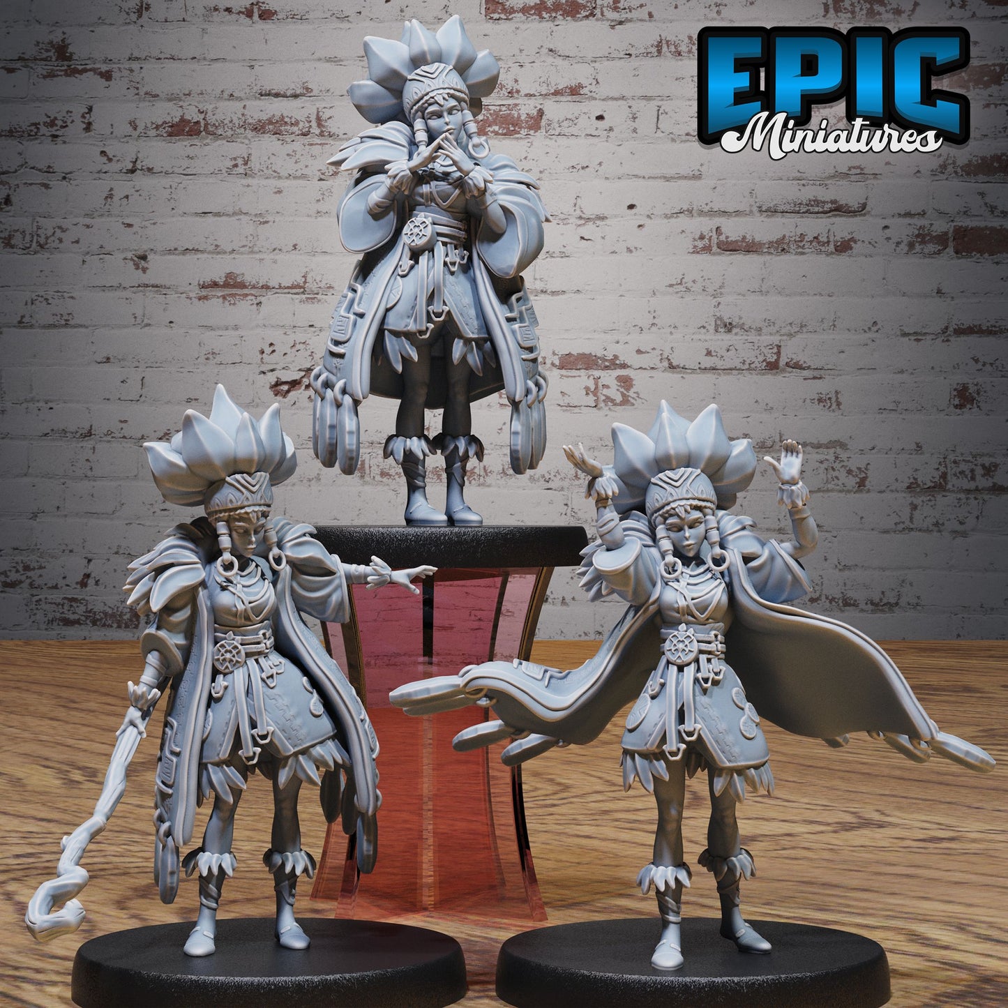 3D Resin Miniature Native Princess - D&D Epic Miniatures