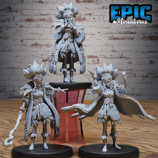 3D Resin Miniature Native Princess - D&D Epic Miniatures