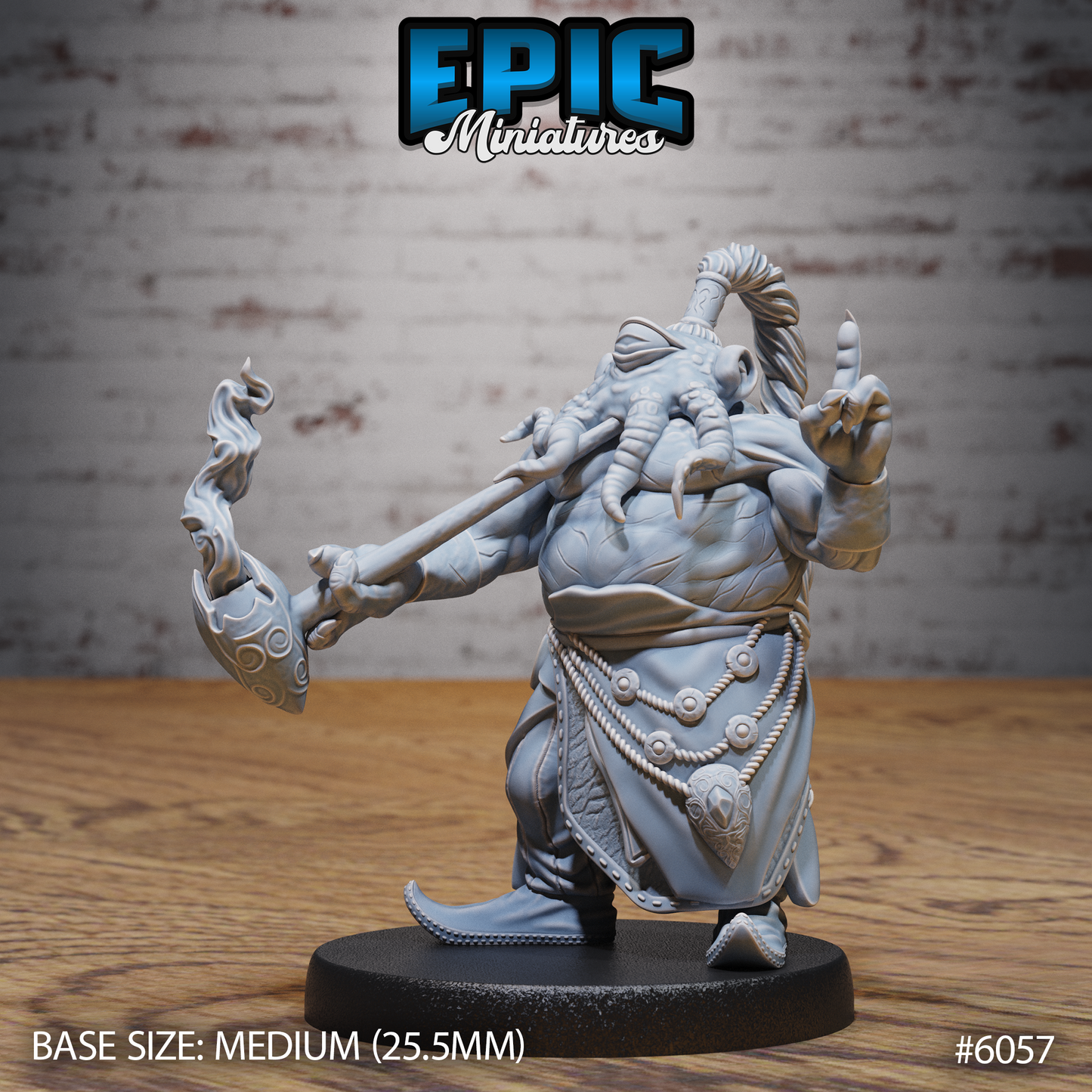 3D Resin Miniature Octofolk Pirate - D&D Epic Miniatures
