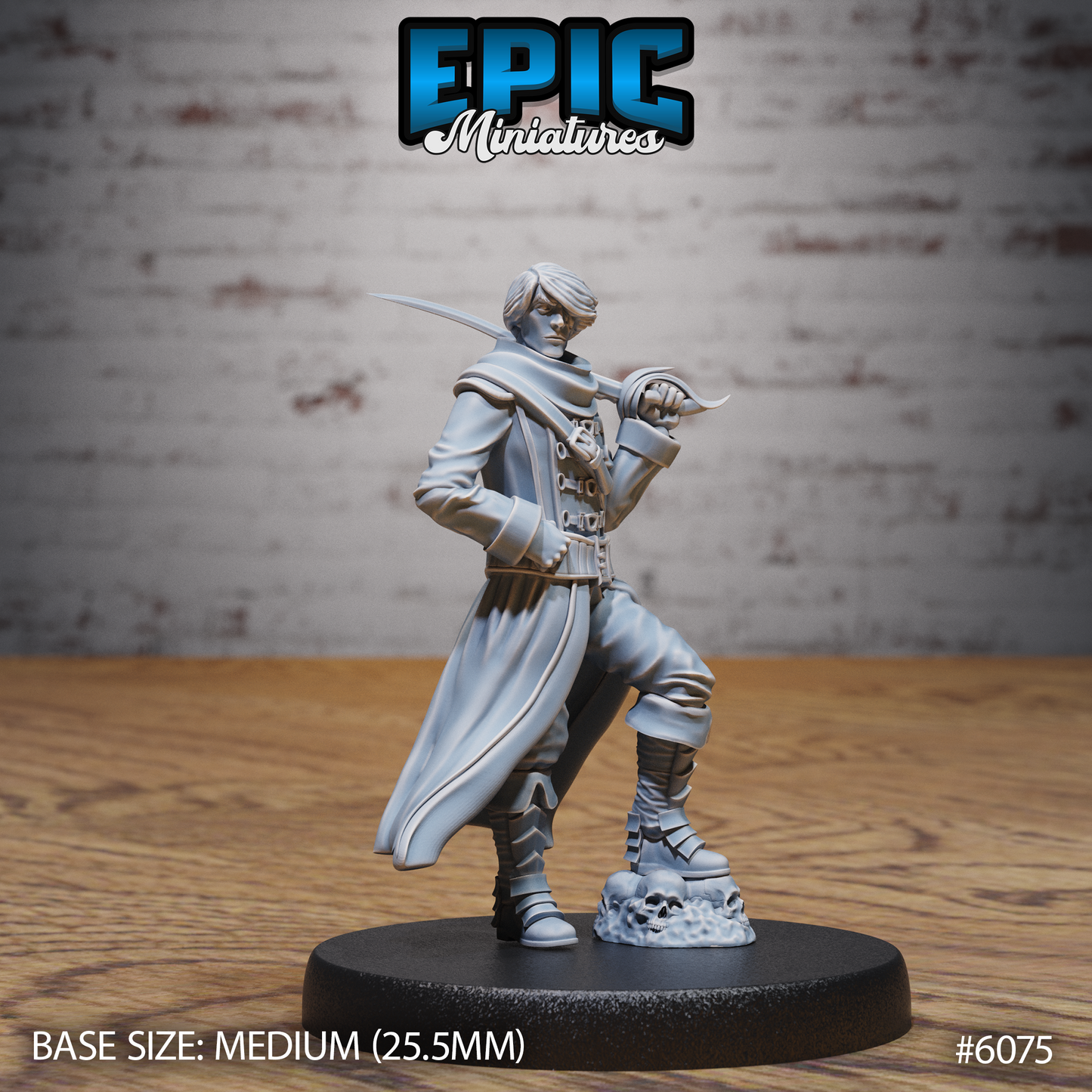 3D Resin Miniature Sea Adventurer - D&D Epic Miniatures