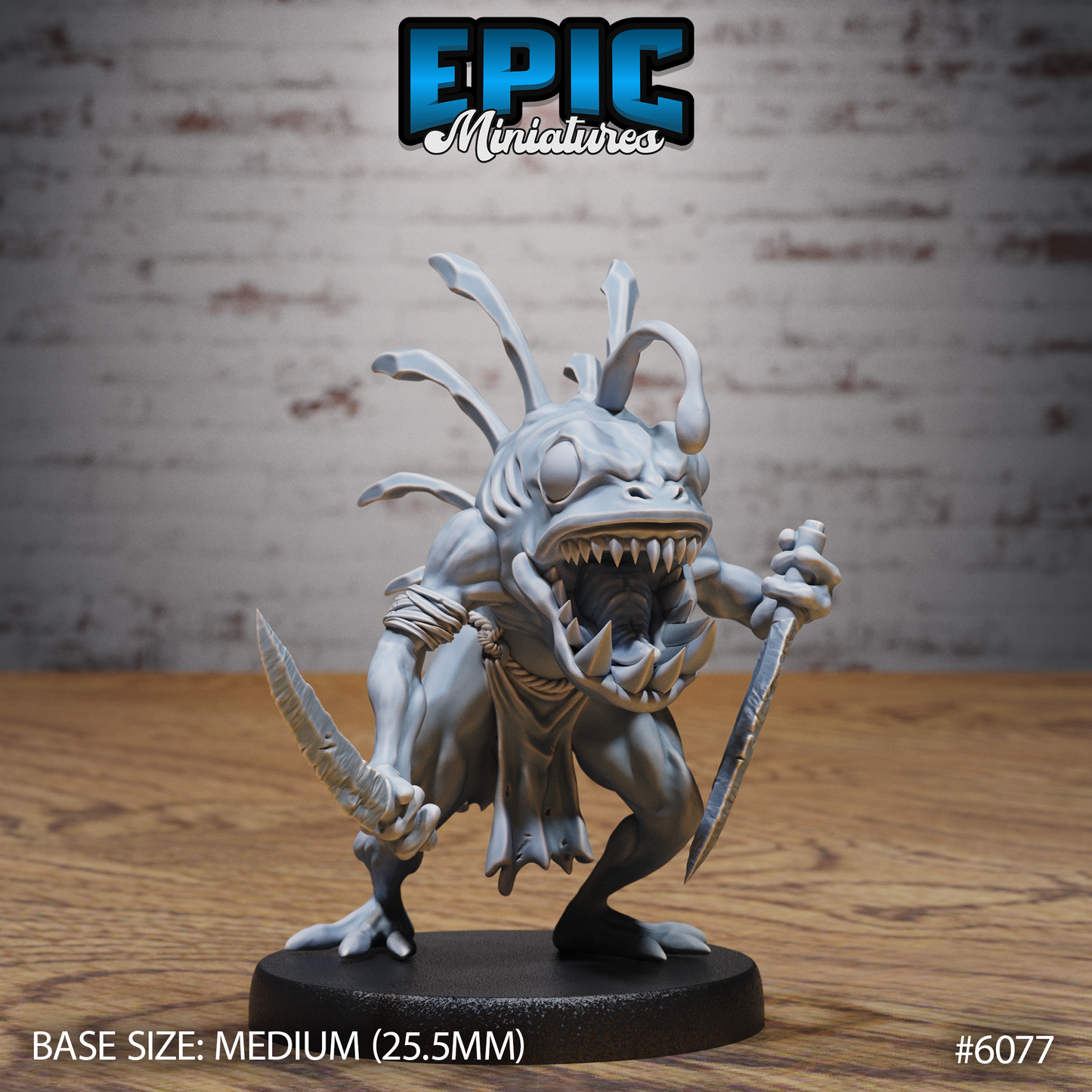 3D Resin Miniature Anglerfish Savage - D&D Epic Miniatures