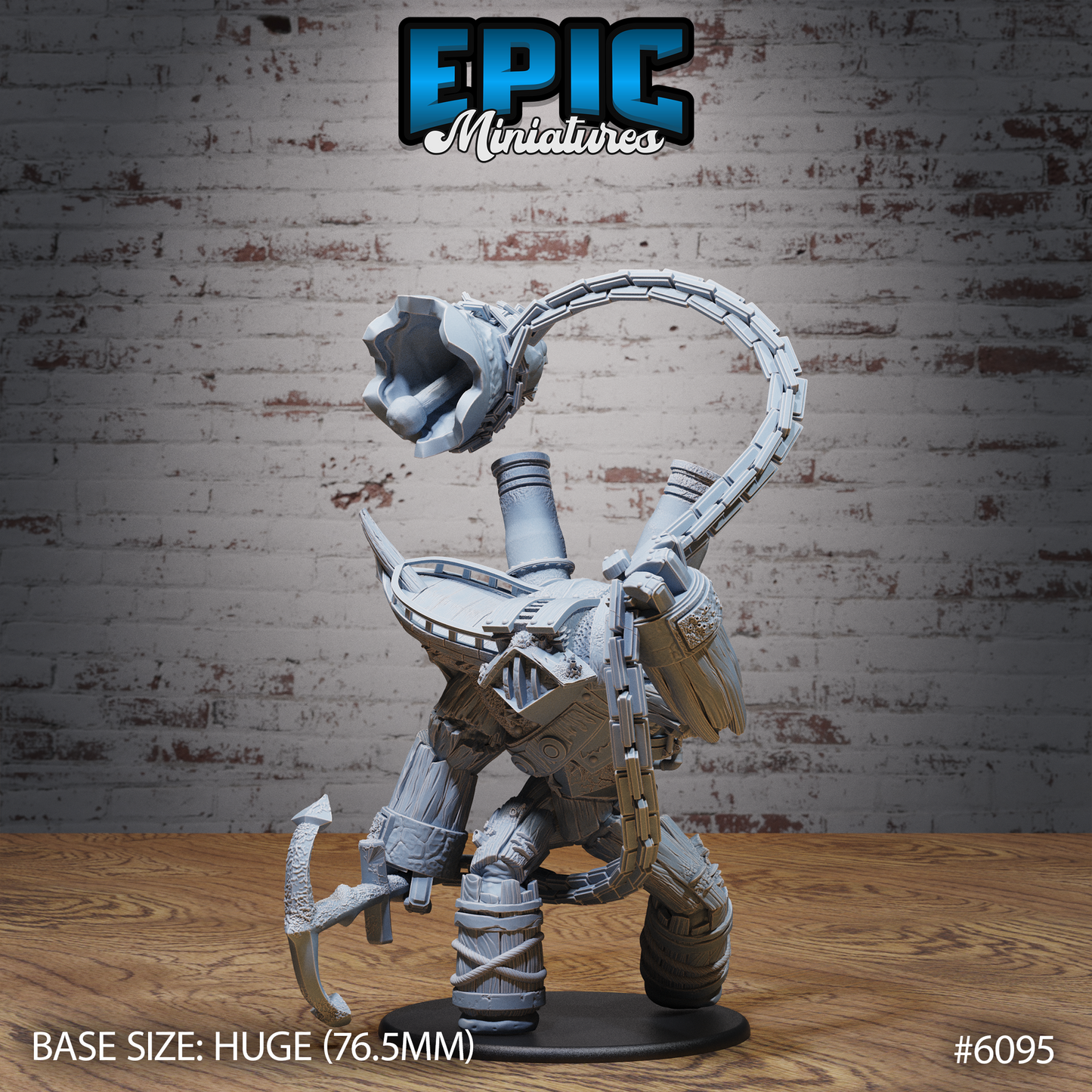 3D Resin Miniature Shipwreck Golem - D&D Epic Miniatures