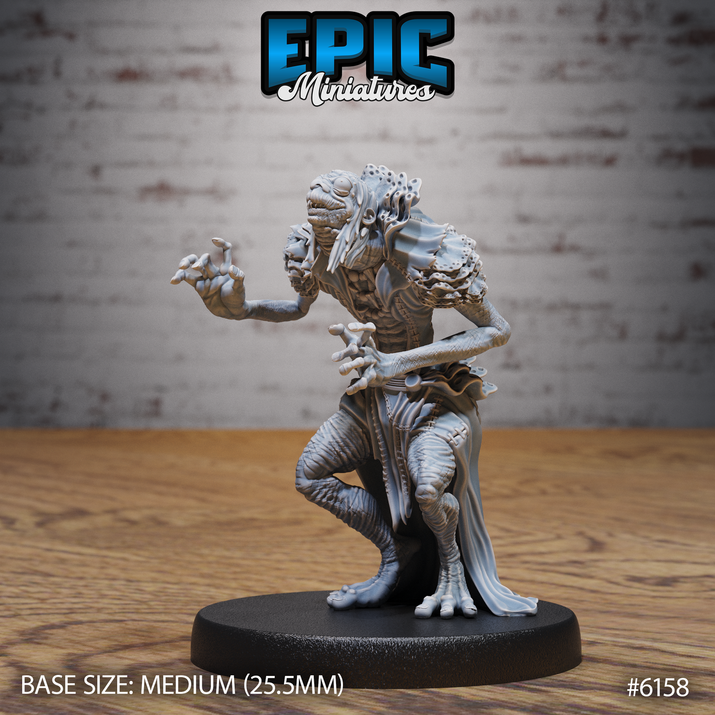 3D Resin Miniature Swamp Elder - D&D Epic Miniatures