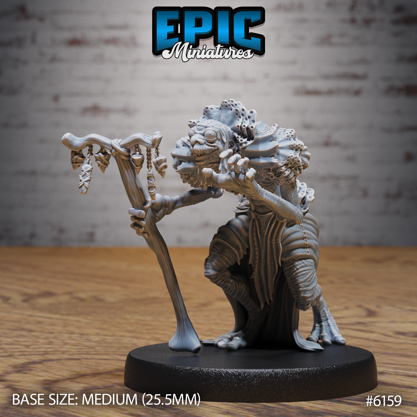 3D Resin Miniature Swamp Elder - D&D Epic Miniatures