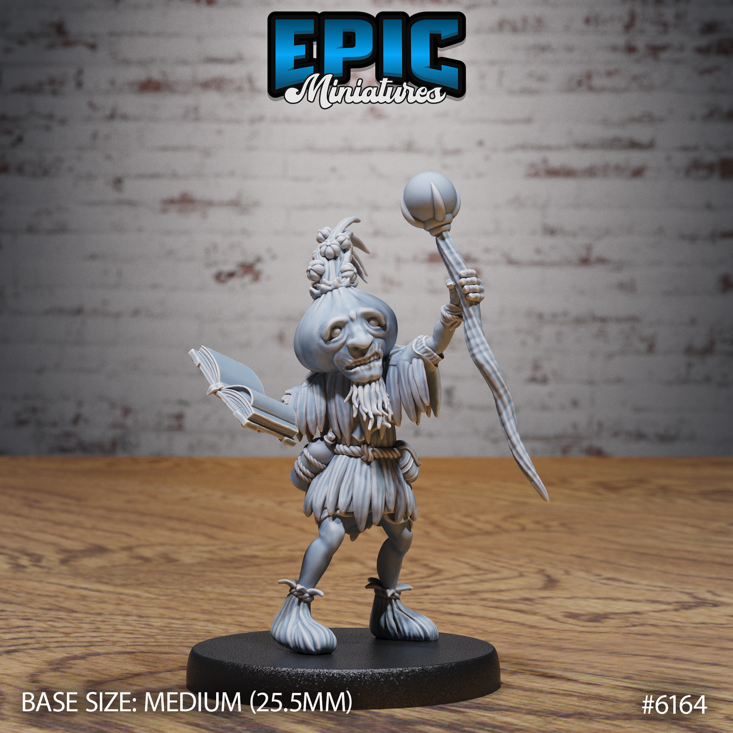 3D Resin Miniature Garlic Druid - D&D Epic Miniatures