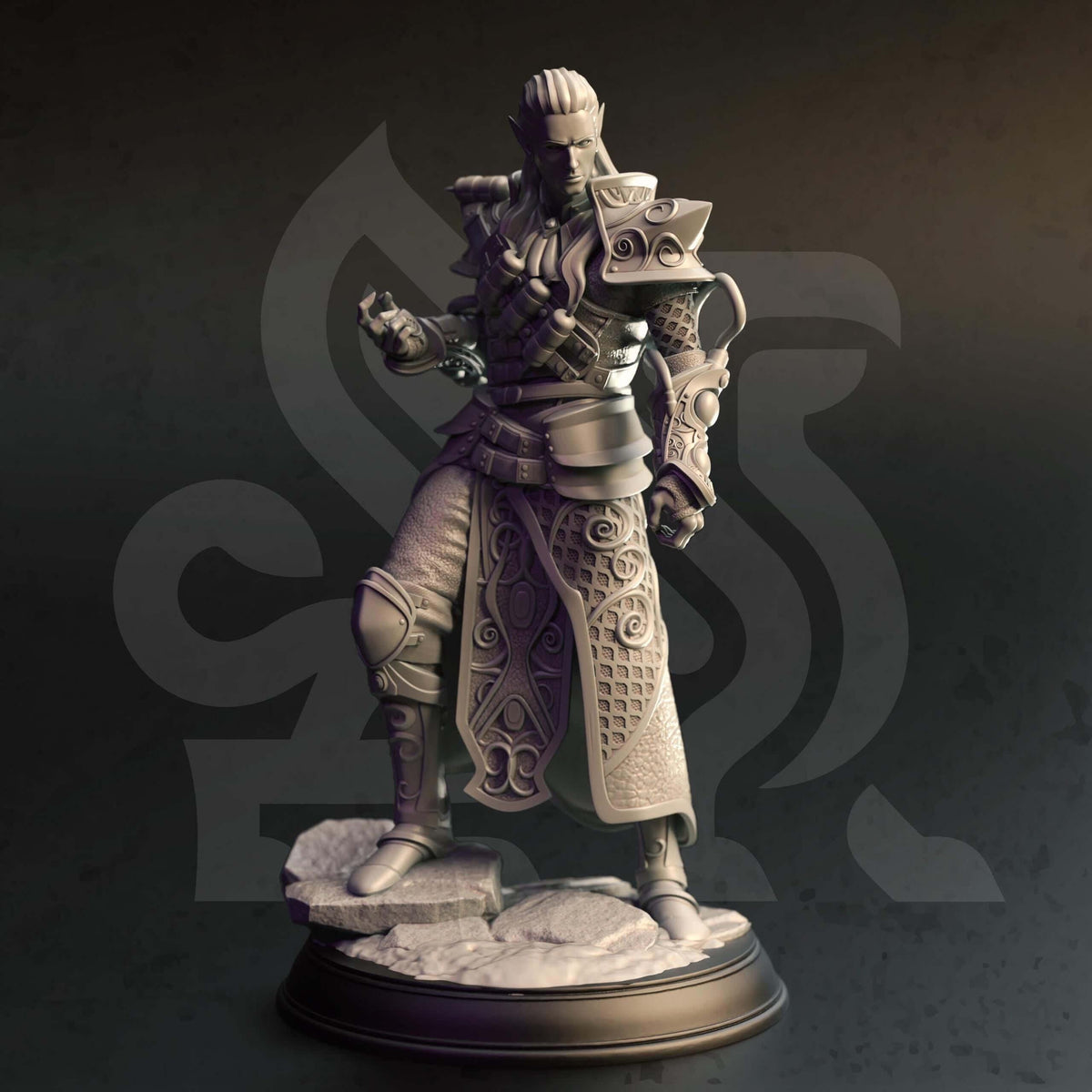 High Elf Artificer - Netros - 3D Printed Resin RPG/Tabletop/Boardgames Miniature DM Stash