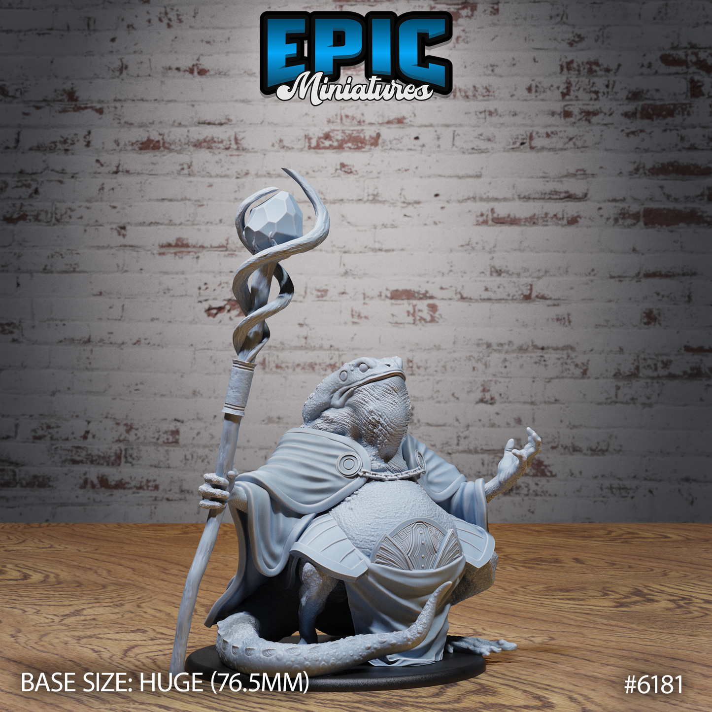 3D Resin Miniature Toad Boss - D&D Epic Miniatures