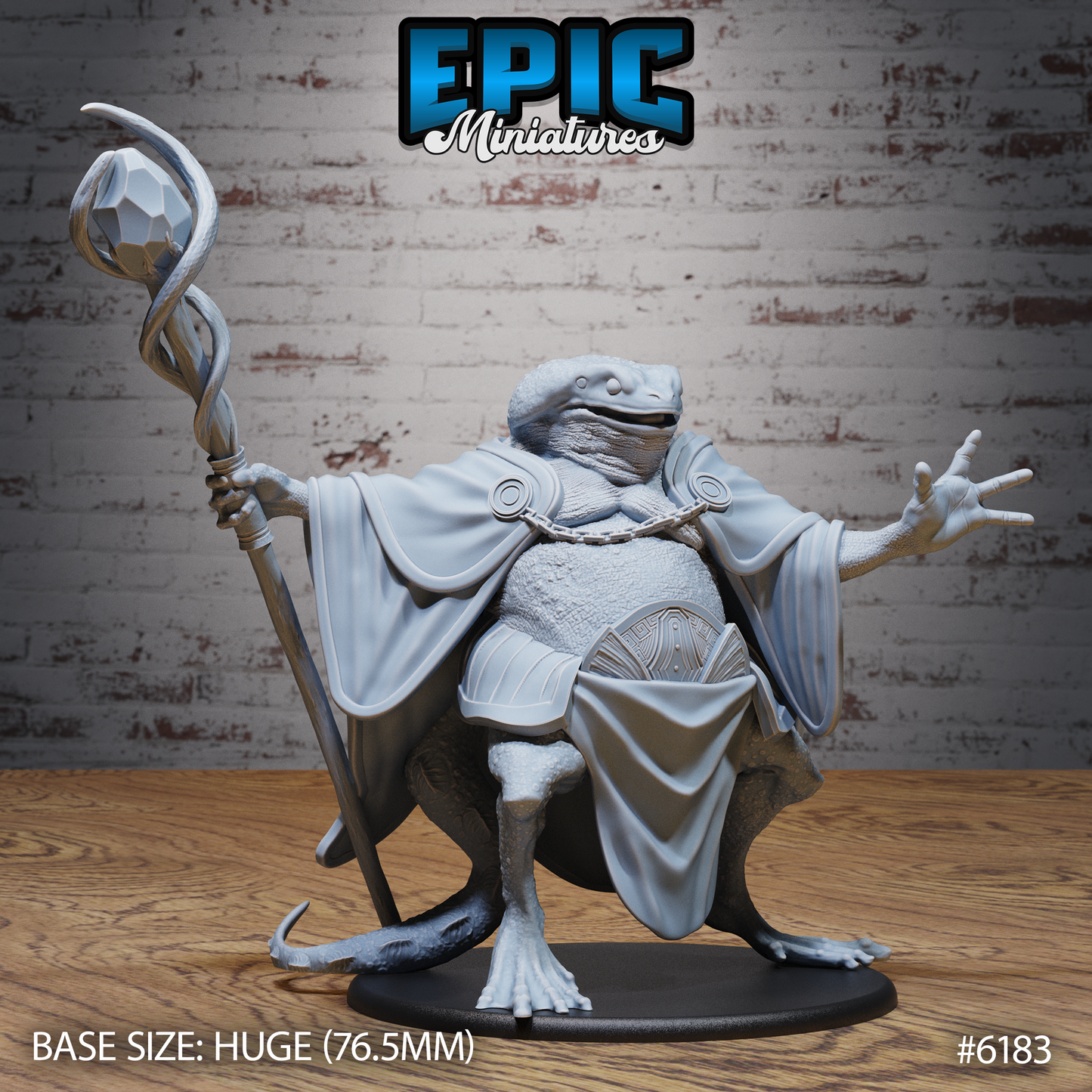 3D Resin Miniature Toad Boss - D&D Epic Miniatures