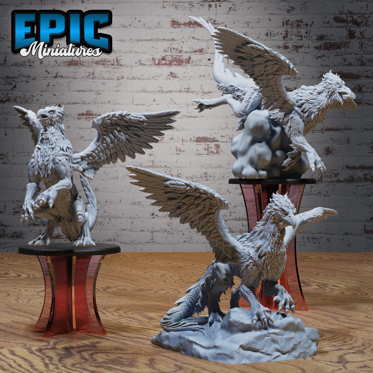 Noble Griffon Set v2 - Heavenly Battle - D&D Epic Miniatures   and DragonsNoble Griffon Set - D&D Epic Miniatures Explore the Noble Griffon Set - D&D Epic Miniatures- D&D Epic Miniatures, crafted in premium resin. Perfect for gaming or display!