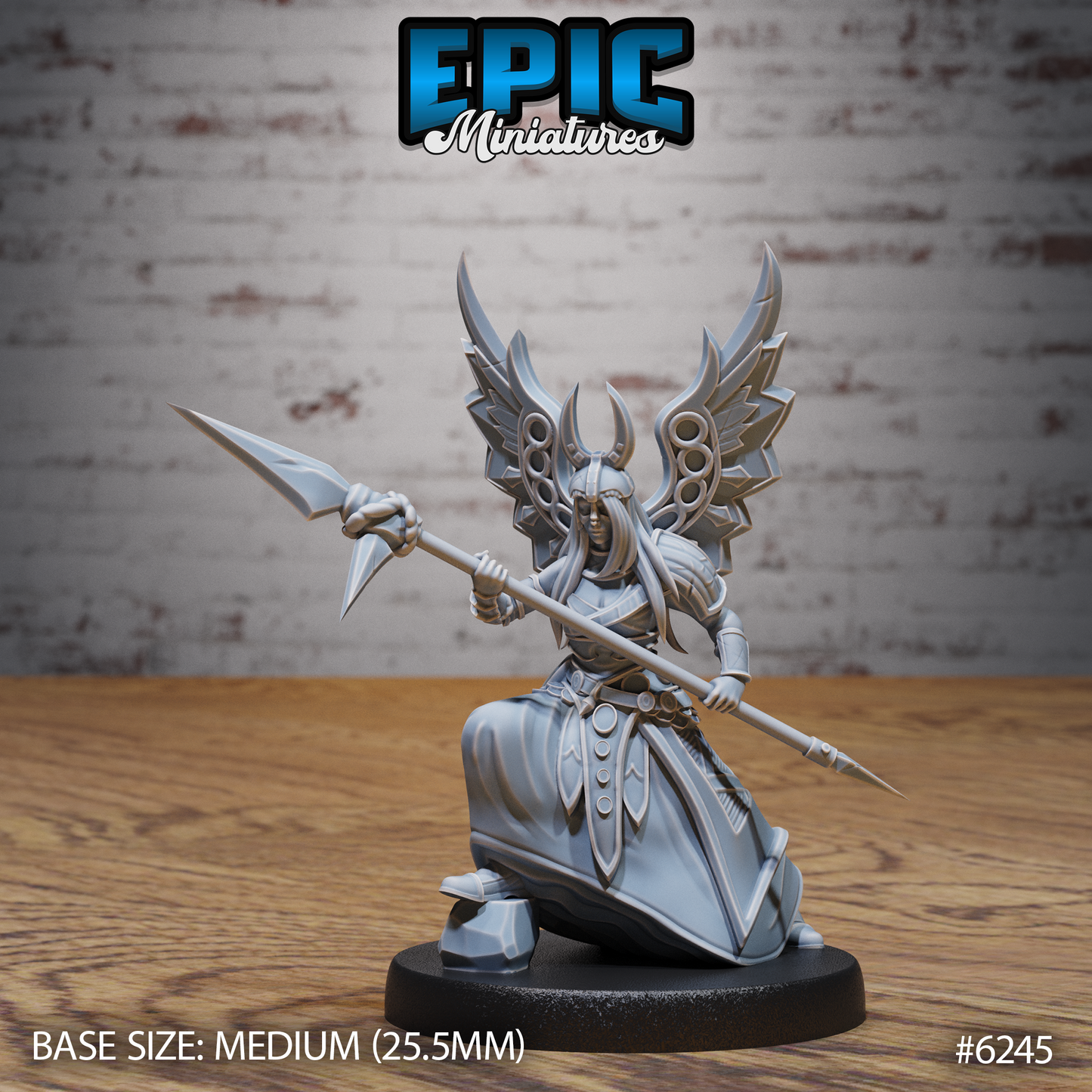 3D Resin Miniature Aasimar Deva Set - D&D Epic Miniatures