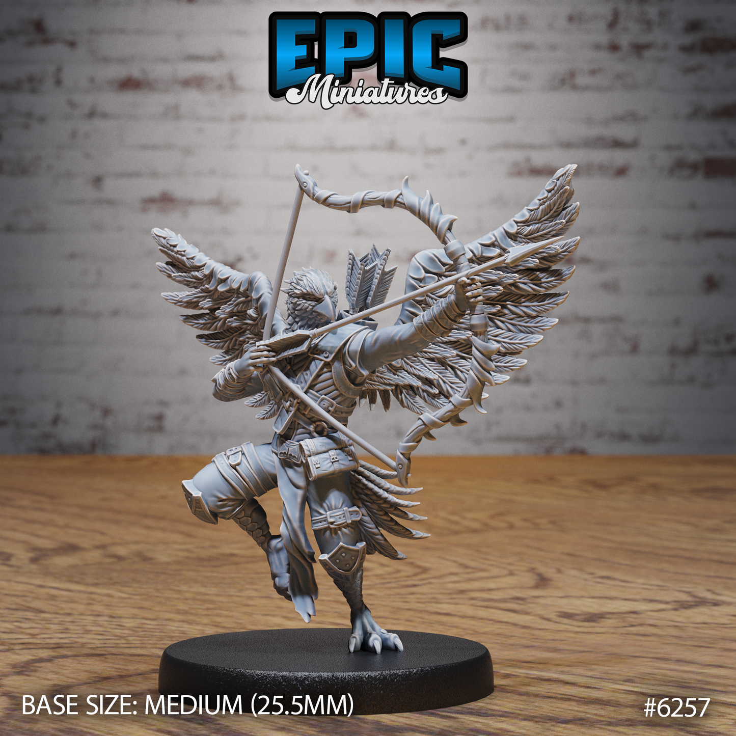 3D Resin Miniature Falkon Folk Fighter Set - D&D - Epic Miniatures