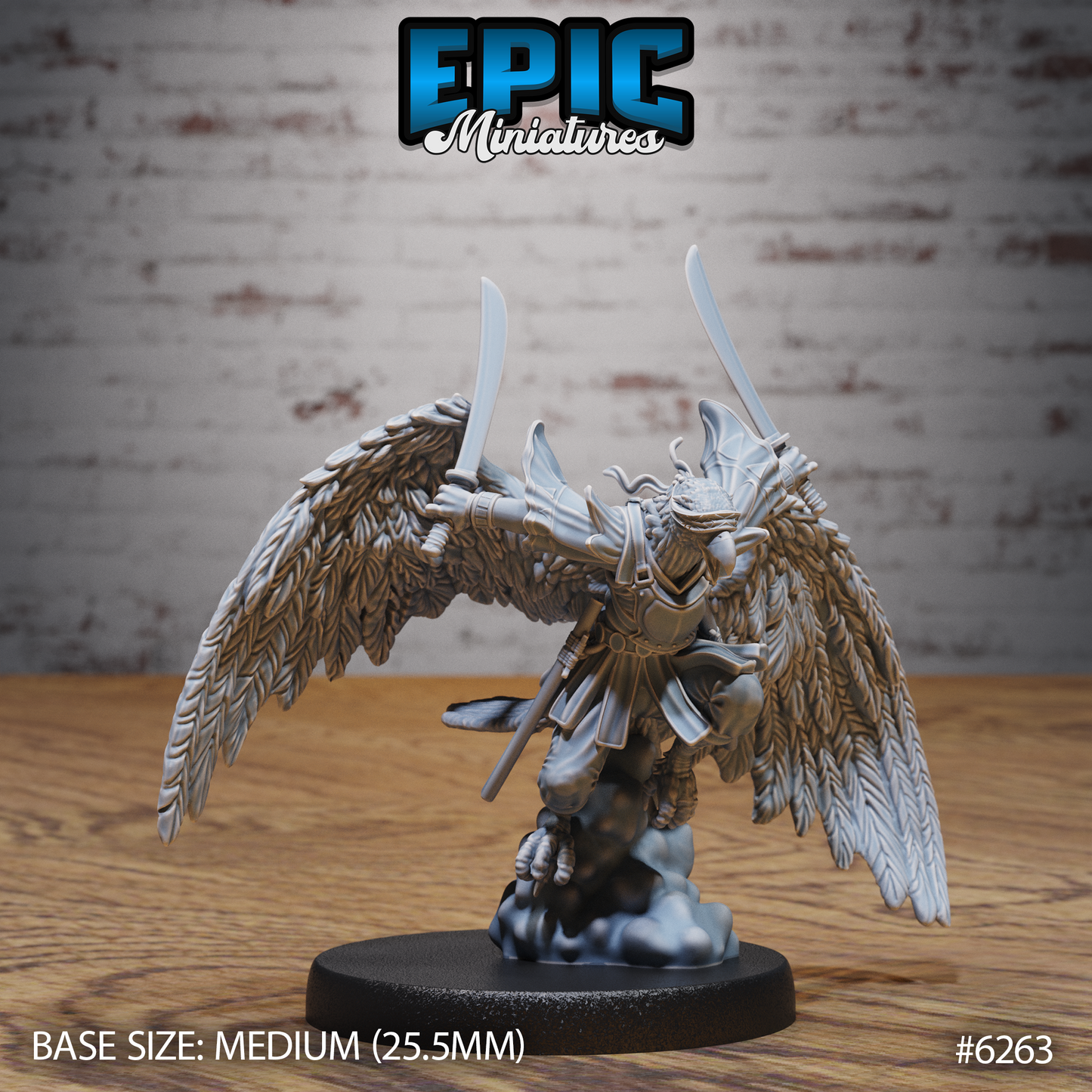 3D Resin Miniature Hawk Folk Set v1 - D&D - Epic Miniatures