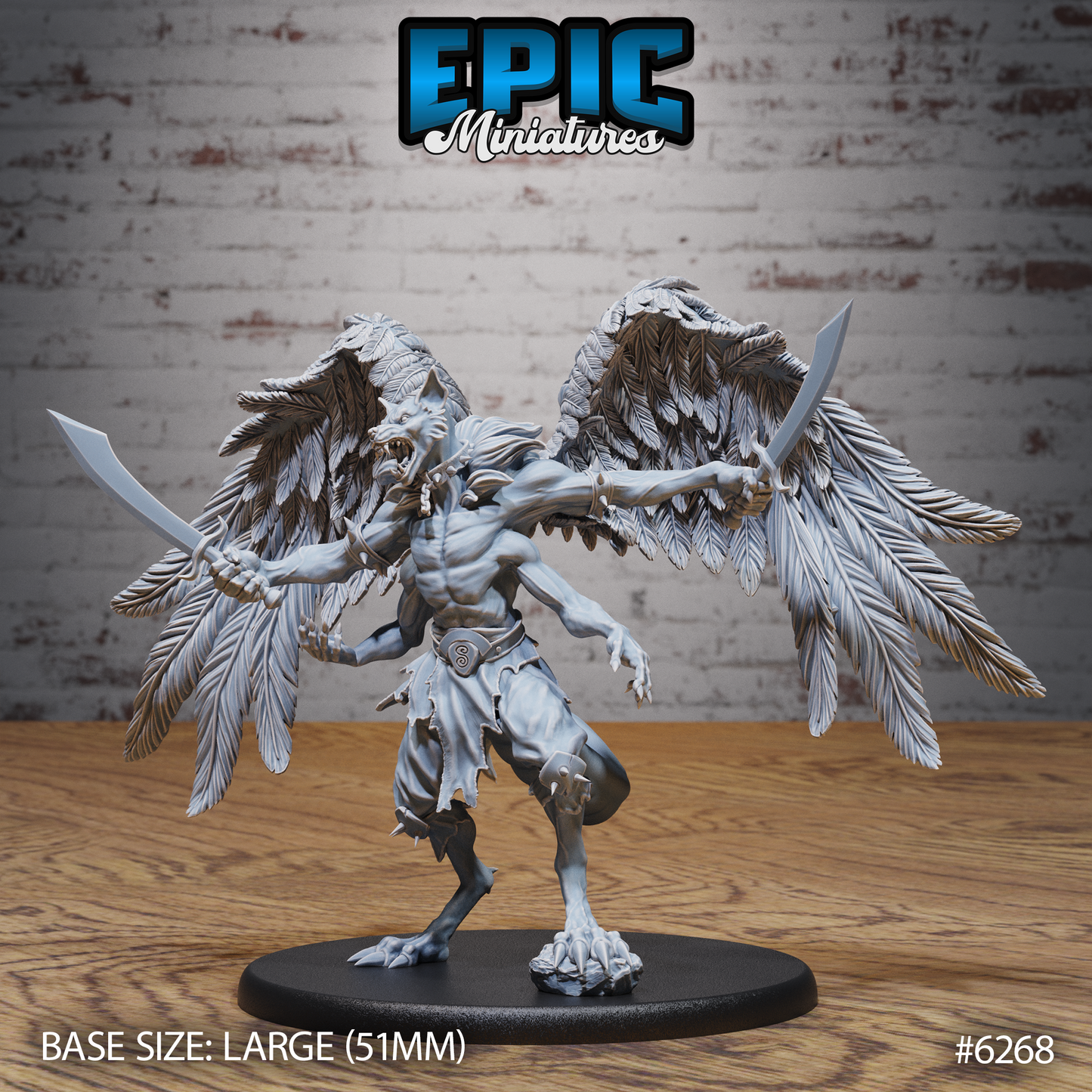 3D Resin Miniature Deathsnatcher Folk Fighter Set D&D Epic Miniatures