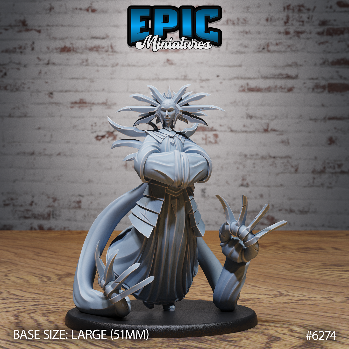 3D Resin Miniature Lady of Pain - D&D - Epic Miniatures