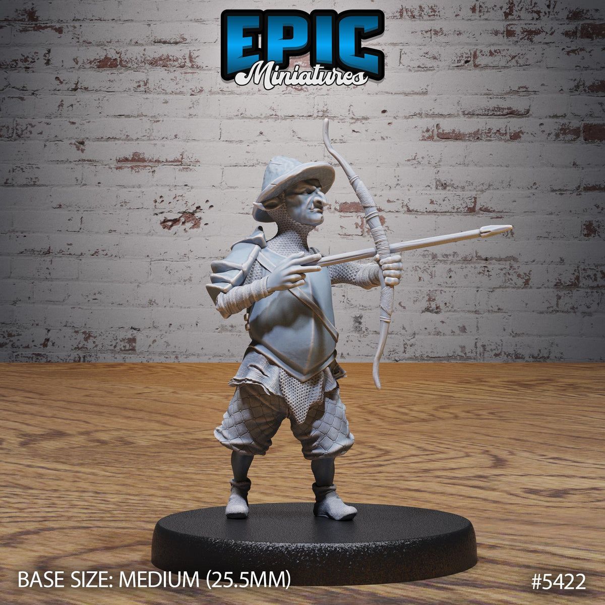 3D Resin Miniature Goblin Guard - D&D Epic Miniatures