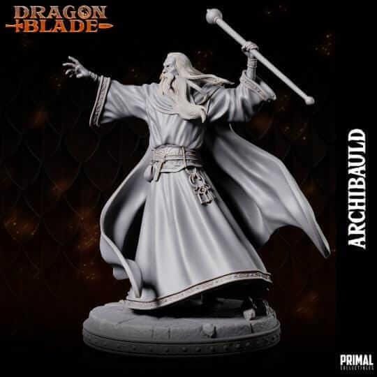Archbauld White Wizard - Dragonblade - Primal Collectibles